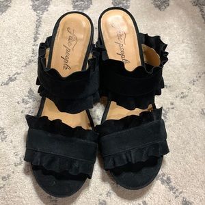 Free People Rosie Ruffle Heel